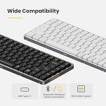 LOFREE Flow84 Low Profile Mechanical Keyboard, 75
